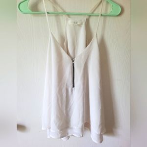 Medium white dressy tank top